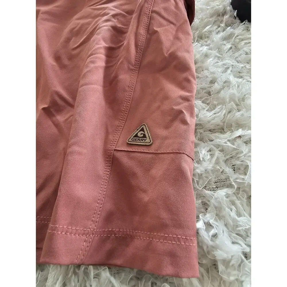 GERRY Breezy Active Cargo Skort Skirt Shorts L/G Hiking Athleisure NWOT